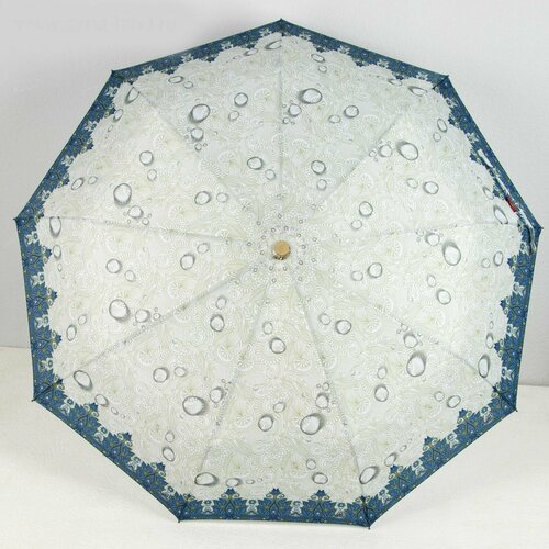 фото Зонт автомат, 3 сложения, купол 100 см, чехол в комплекте, синий umbrella