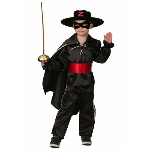 Карнавальный костюм Зорро. ( 4 -6 лет ) карнавальный костюм зорро шампания 6