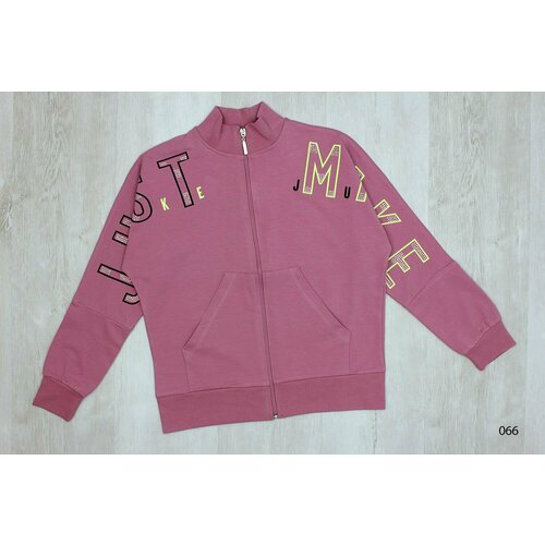 фото Толстовка monili, размер 134, розовый