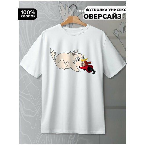 фото Футболка hypnotica, размер l, белый