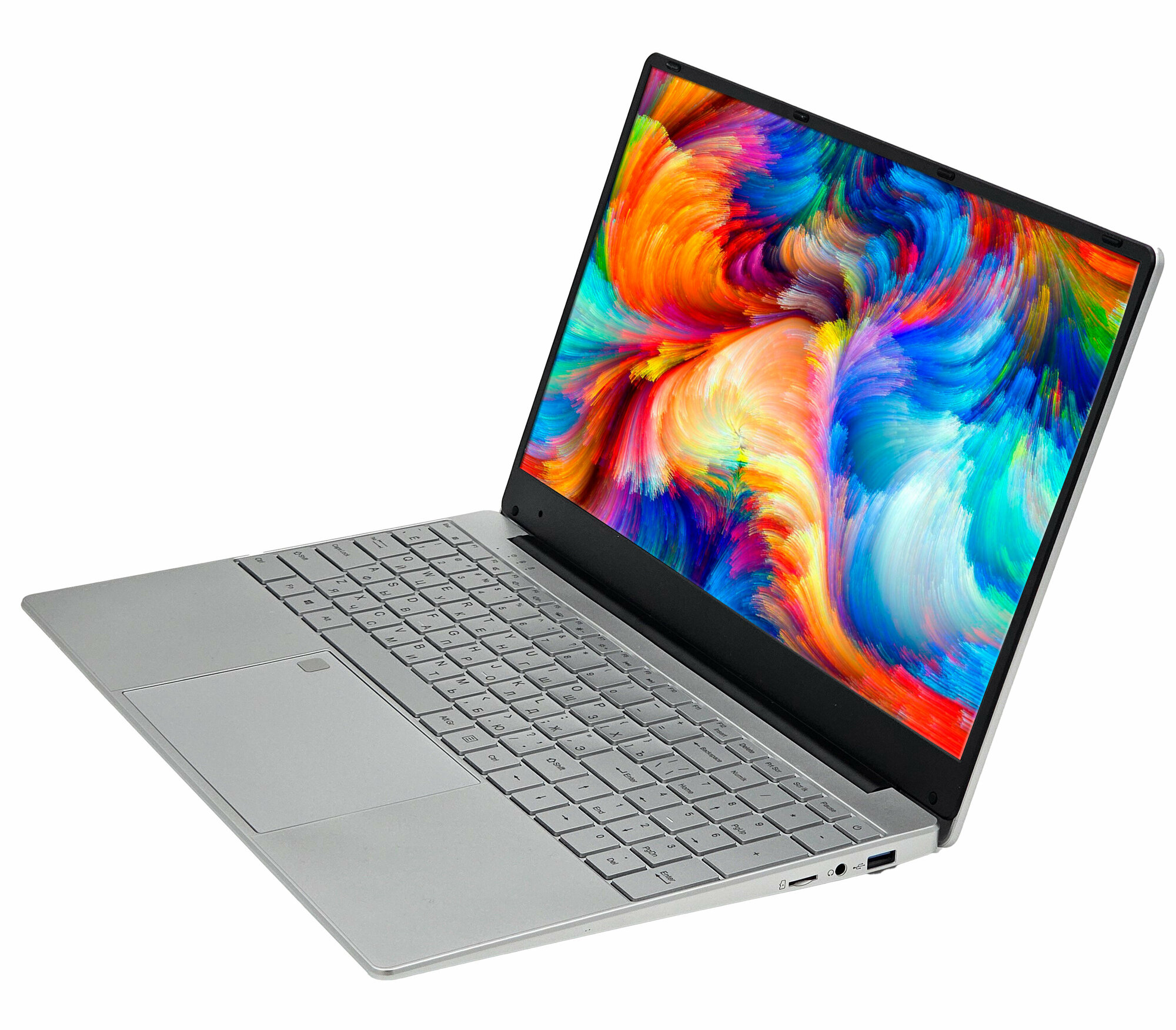 Ноутбук 15.6" Notebook Intel N5095 2.0 GHz, RAM 16GB, SSD 512GB, Intel UHD Graphics, WiFi, Bluetooth, Silver — фото 1