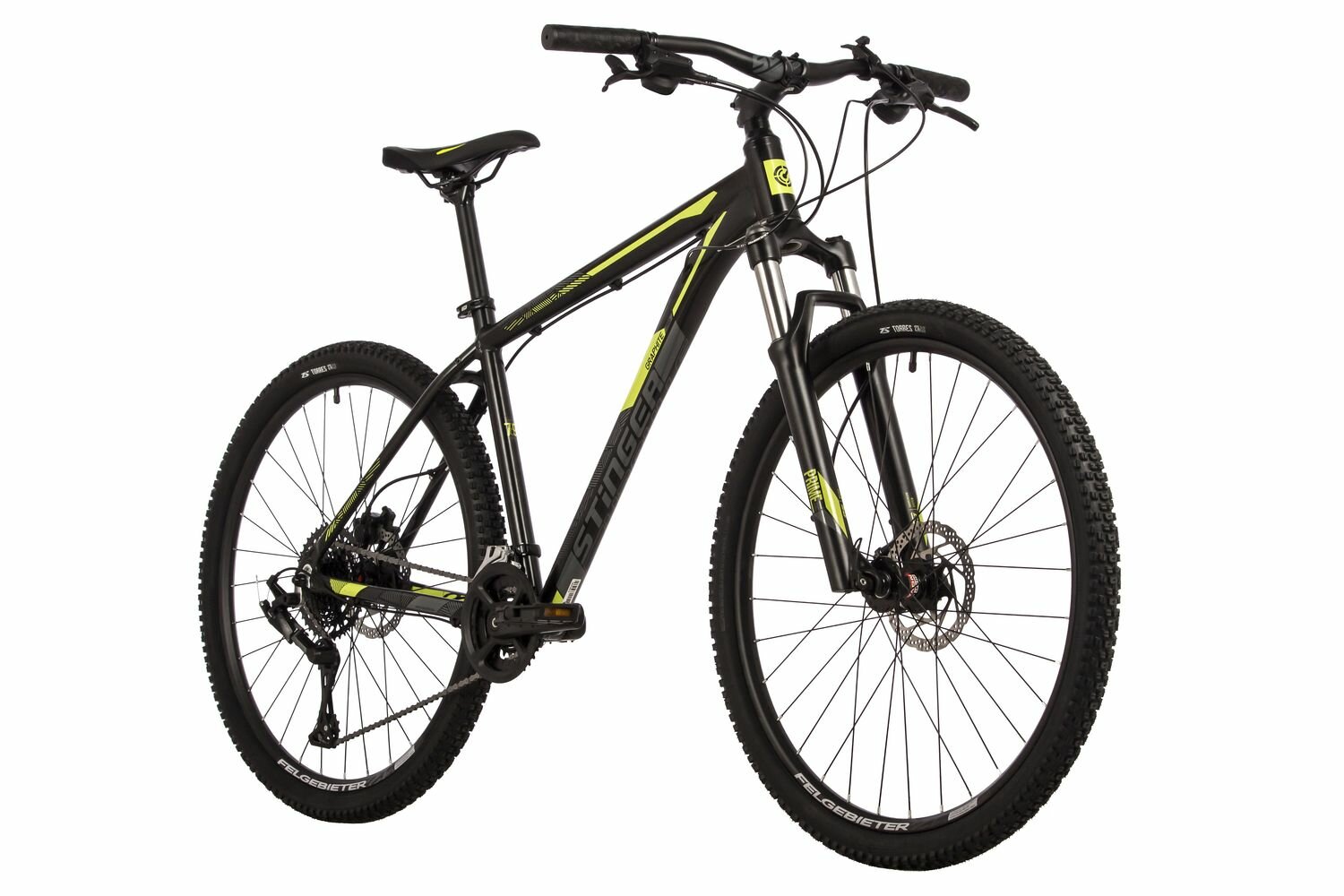 Велосипед Stinger Graphite Pro 27.5" (2023) (Велосипед STINGER 27.5" GRAPHITE PRO черный, алюминий, размер 18")