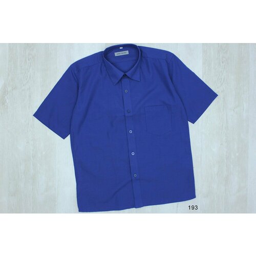 фото Школьная рубашка baby moses, размер 8 лет, синий