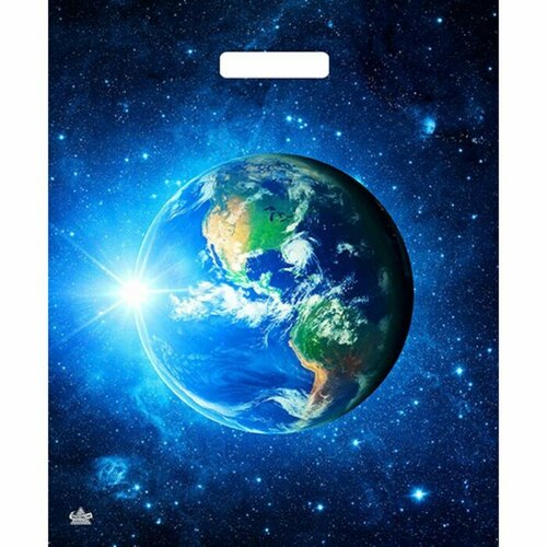 Пакет Земля полиэтиленовый с вырубной ручкой 38х45 см 60 мкм набор 5 штук 464₽