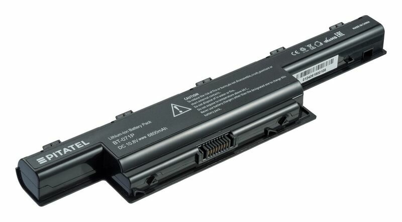 Аккумулятор Pitatel BT-071P для ноутбука Acer Aspire 5552G,5560,5742G,7750G, V3-571G, V3-771G,(AS10D31, AS10D41, AS10D51, AS10D73, AS10D75, AS10D81),6800мАч