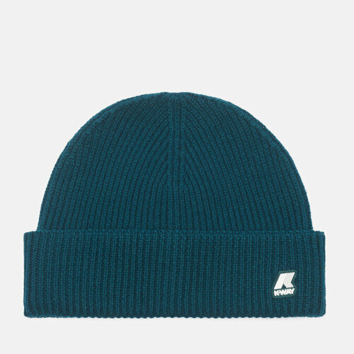 Шапка K-WAY brice cardigan stitch wool, шерсть, утепленная, размер uni, зеленый