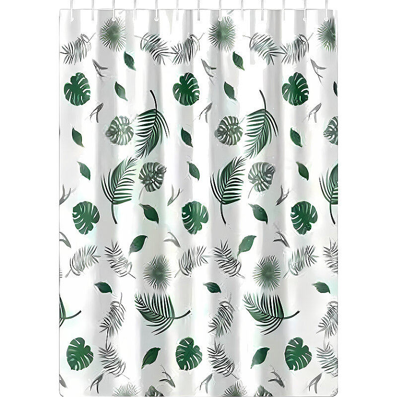 Штора для ванны HAIBA 180x180 HB75064 PEVA/ПВХ водоотталкивающая белая с рисунком