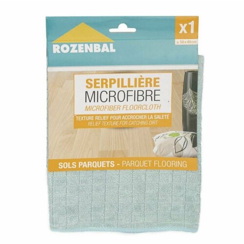 Тряпка для кафеля и паркета микрофибра макси 40х50см витнетт ROZENBAL серый