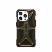 Чехол Uag Monarch для iPhone 15 Pro 6.1" зеленый (Kevlar Element Green) (11427811397B)