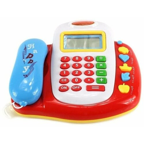 Телефон игрушечный музыкальный, Play Smart 2307 детская развивающая игрушка play smart 7828 телефон ау котик розовый