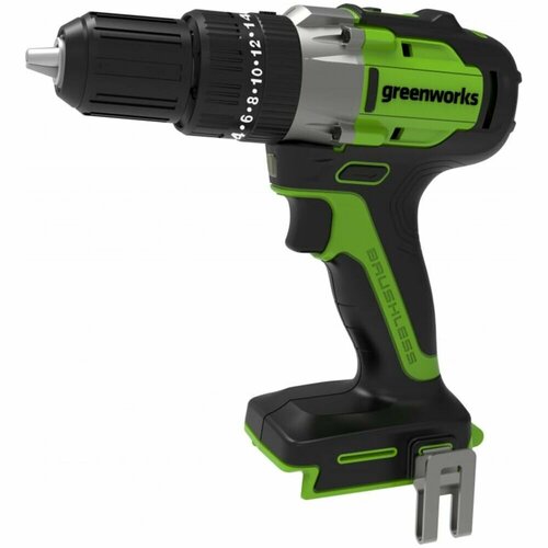 Аккумуляторная ударная дрель-шуруповерт Greenworks 24В без аккум бат зарядн уст-ва 3704107 769900₽