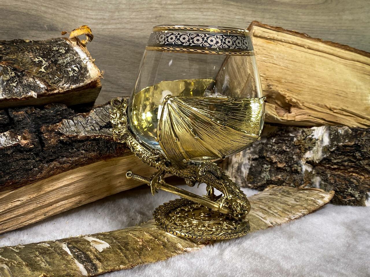 Коньячный бокал Дракон — фото 1