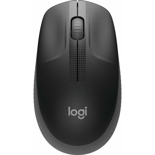 Мышь Logitech M190 черный/темно-серый оптическая (1000dpi) беспроводная USB (2but) мышь беспроводная logitech mouse m190 тёмно серый