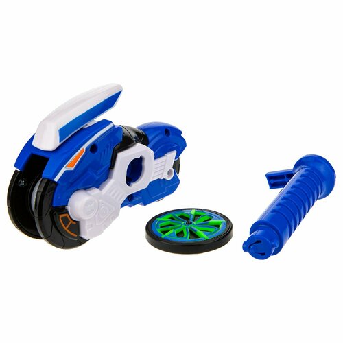 машина hot wheels spin racer ночной форсаж пусковой механизм с диском игрушка для детей 1toy Игрушка 1TOY Spin Racer mini Ночной Форсаж Т19366 1TOY