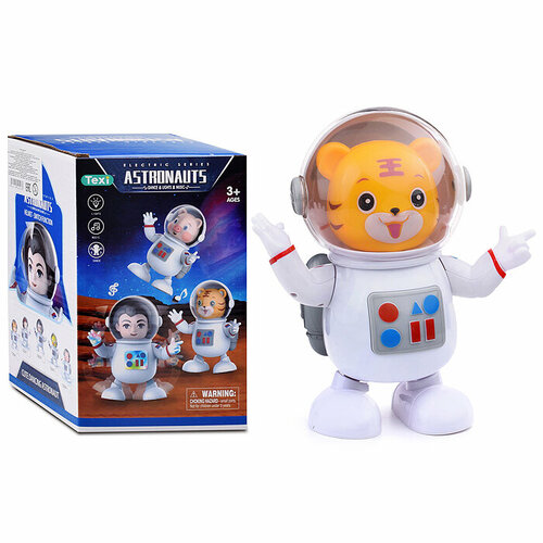 Интерактивная игрушка T2026 Тигр-космонавт в коробке