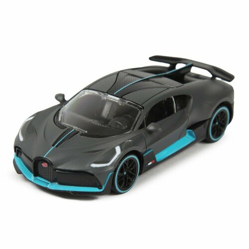 электромобиль bugatti divo черный глянец Машина Rastar 1:43 Bugatti Divo Серая 64000