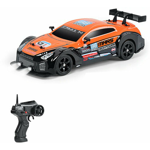 Радиоуправляемая машина для дрифта HB Nissan GTR (4WD, свет, пар, акб, 1:16) - SC16A06-1