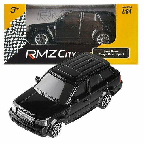 Машинка металлическая Uni-Fortune RMZ City 1:64 Range Rover Sport, без механизмов, цвет черный,