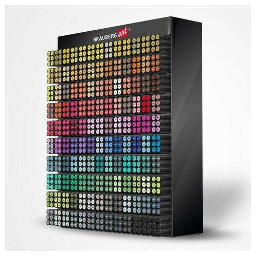 Дисплей настольный для размещения маркеров для скетчинга BRAUBERG ART 130 ячеек 780 маркеров в комплект не входят 504909 11545₽