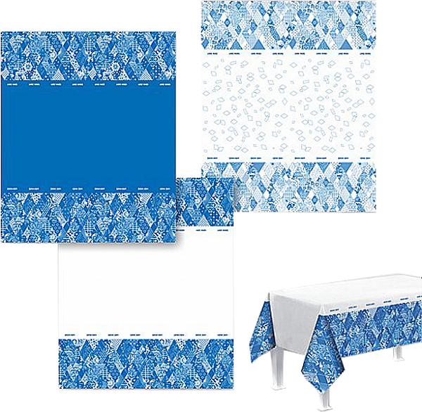 Скатерть на стол Мультидом Узор сочи 2014 150х183см полиэстер