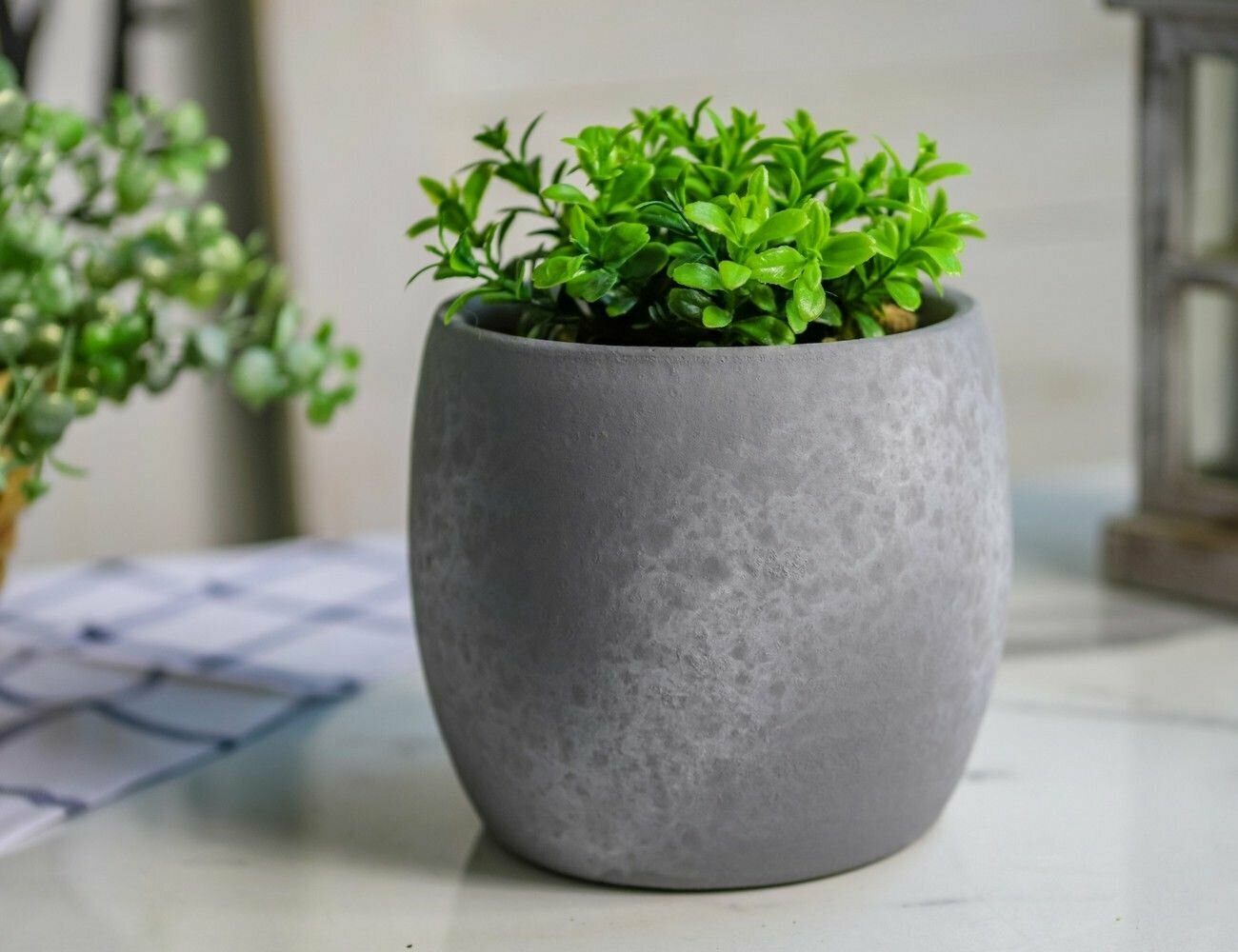 фото Керамическое кашпо мармит, 16х14 см, Edelman 1087620