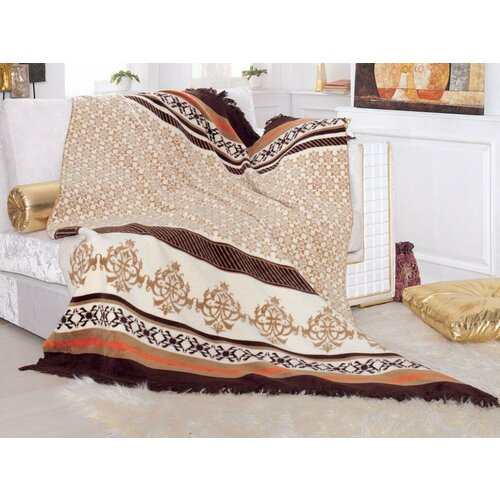 Плед Пантекс Узор бежевый