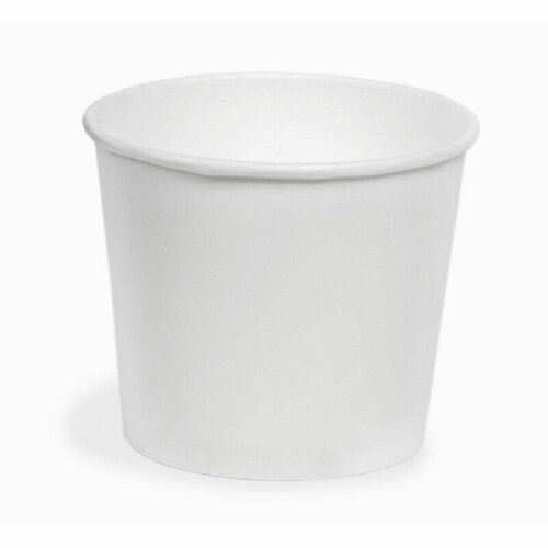 Супница белая OSQRound Bowl 400мл W белый, d-100(77)х85мм,(450шт/уп), 1883722