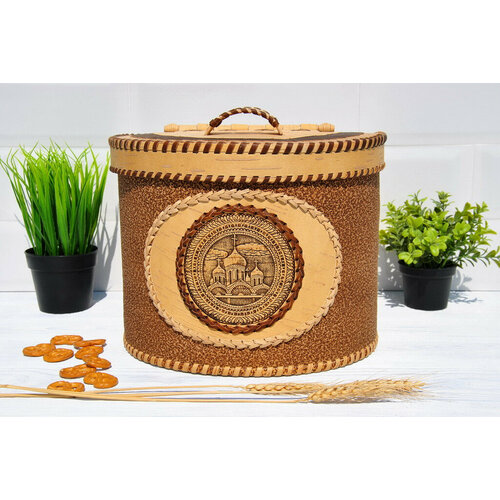 Короб из бересты большой Храм 3890₽