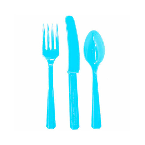 Столовые приборы пласттковые blue 24 шт