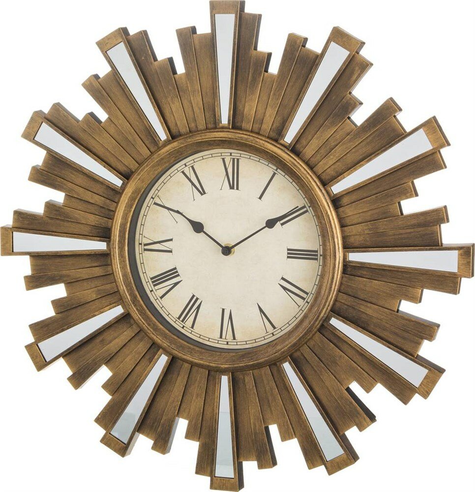 Часы настенные кварцевые "Swiss home", цвет бронза 50*50*4 см диаметр циферблата=20 см