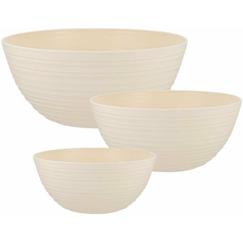 Набор салатников SUGAR&SPICE SE400812001 Cardamom (3 предмета) шампань