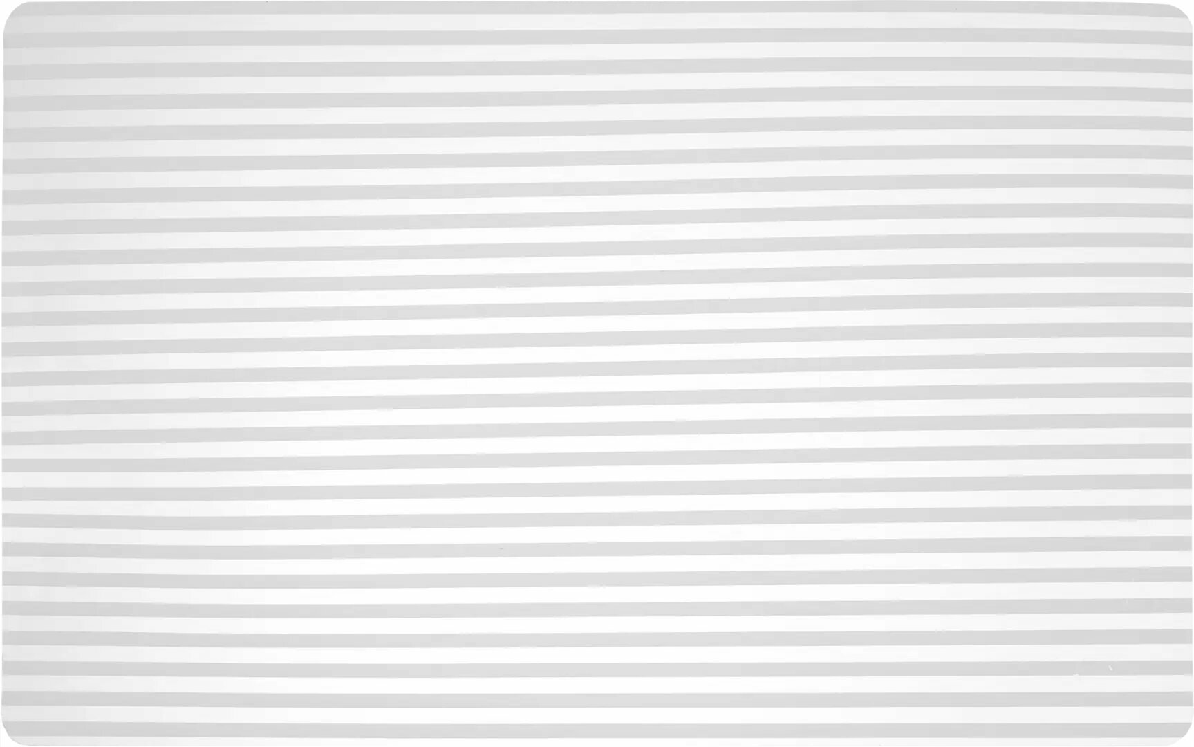 Салфетка сервировочная Полосы 26x41 см прямоугольная ПВХ цвет прозрачный/белый