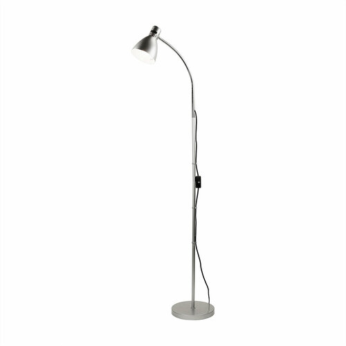 Торшер NEODECO Оскар 1х40 Вт Е14 серебро