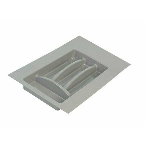 Лоток для столовых приборов Firmax, база 300-350 мм, серый