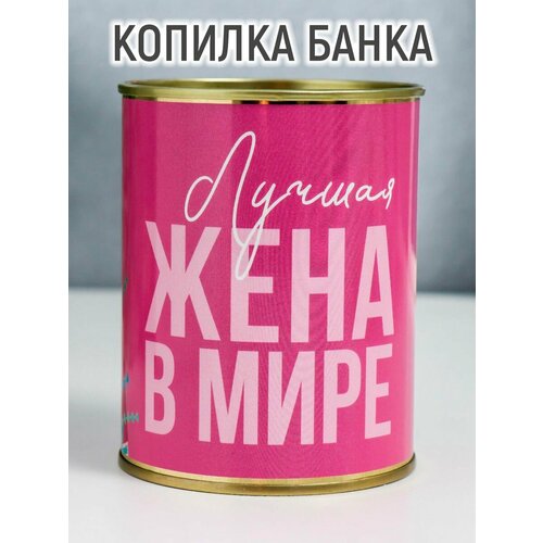 Копилка-банка металл 