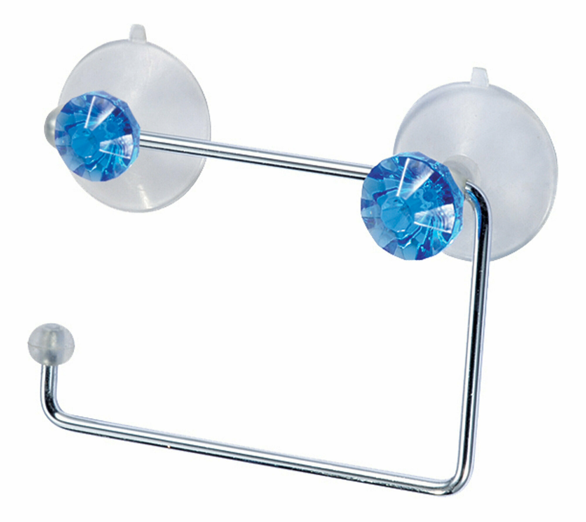 фото Держатель для туал. бумаги РК хром Камень синий Арт. W2022E (ф20)