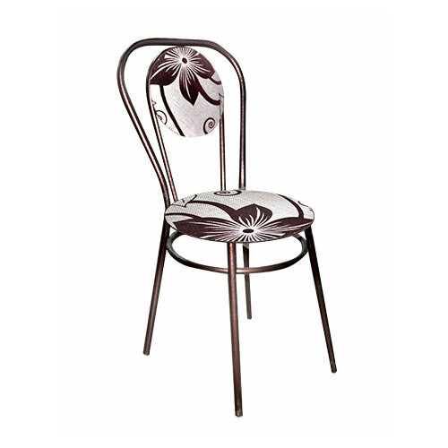 Стул 5 ткань рогожка мед цветок н медь 5416₽