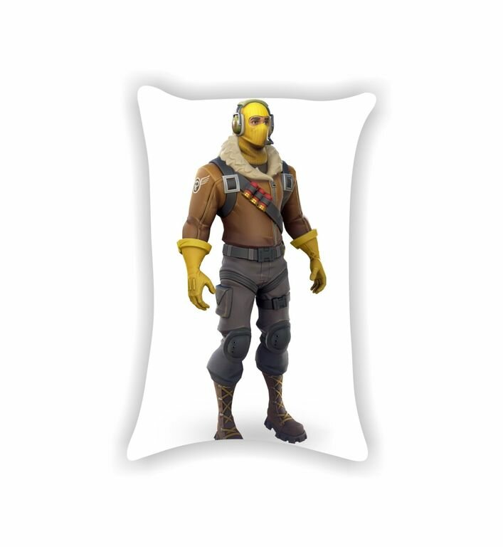 Подушка Fortnite, Фортнайт №27, картинка С двух сторон