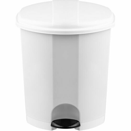 Контейнер для мусора EL Casa 7 л 232427см Белый с педалью 640322 1245₽