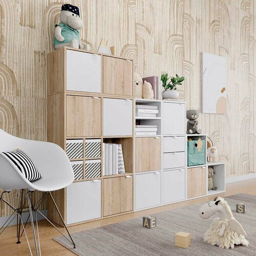 Ящик для стеллажа Кубо 324х153х315 мм дуб сонома