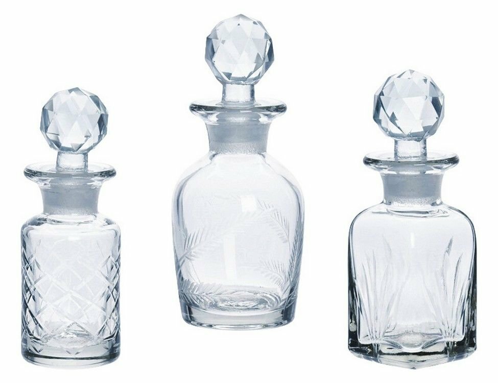 фото Декоративный флакон фиала, стеклянный, 12 см, Koopman International