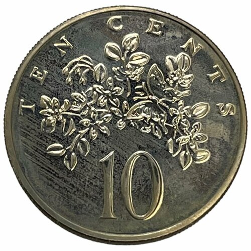 Ямайка 10 центов 1981 г. (Proof) ямайка 20 центов 1990 г proof