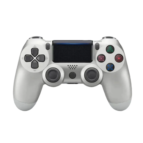 Беспроводной джойстик геймпад для PS4 серебристый 1090₽