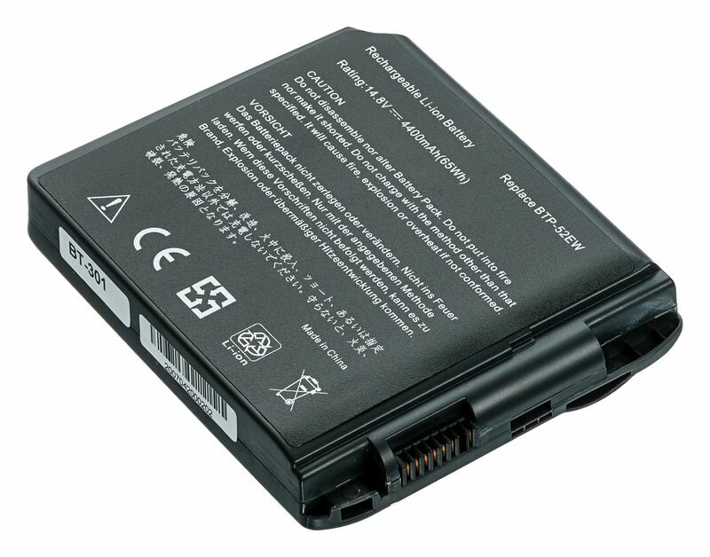 Батарея для ноутбуков PITATEL , 4400мAч, 14.8В, Fujitsu Amilo Pro V2000, Amilo M7400, AOpen 154 - фото №4