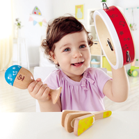 Hape Детский набор перкуссионных инструментов Детский набор перкуссионных инструментов Hape включает в себя бубен, маракас и  ...