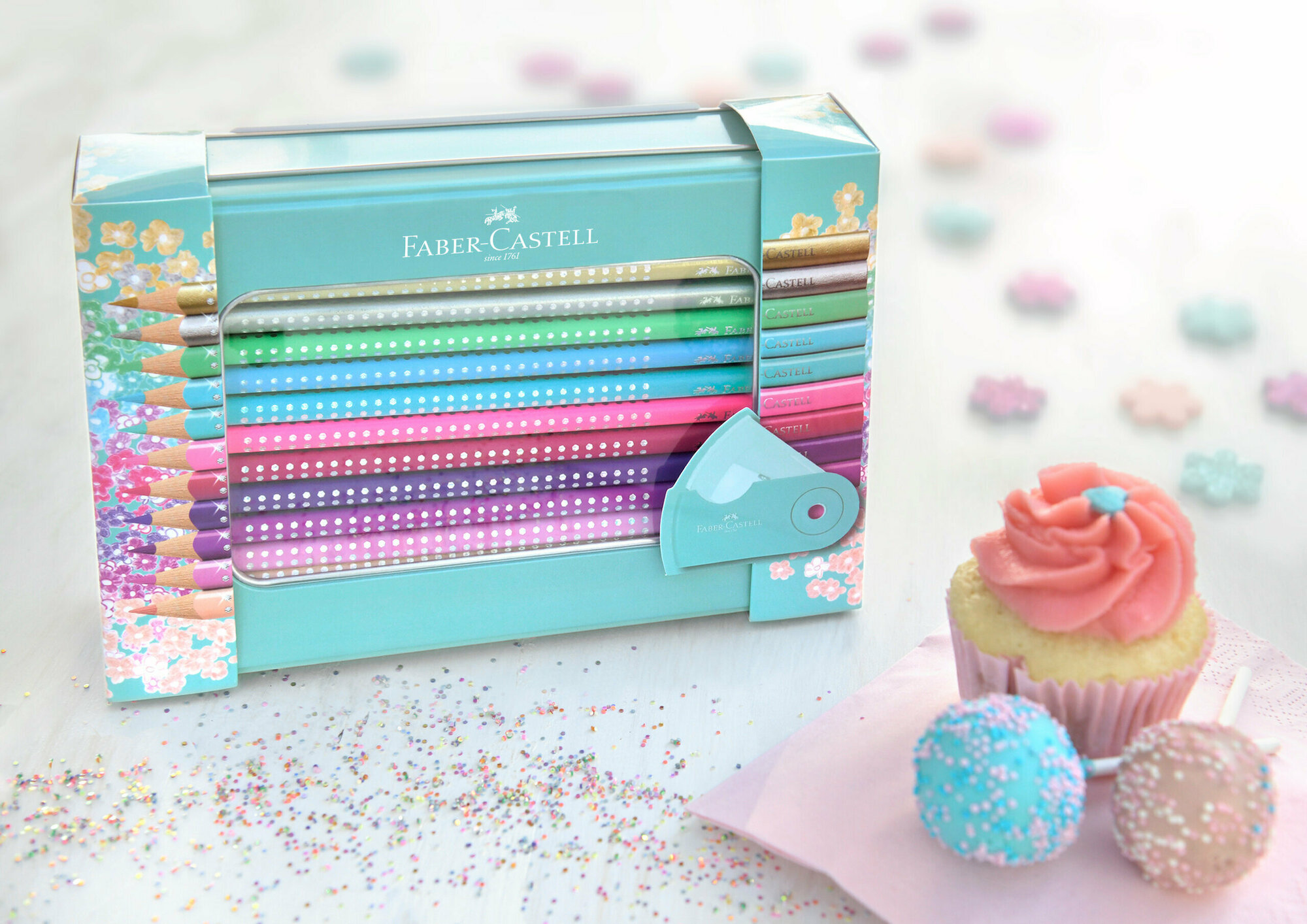 Карадаши Gift set Sparkle, 21 цвет Faber-Castell - фото №8