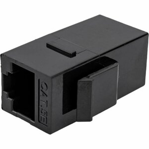 Cabeus Проходной адаптер формата Keystone, RJ45-RJ45 (8p8c), категория 5е, неэкранированный CA-KJ-8p8c-C5e