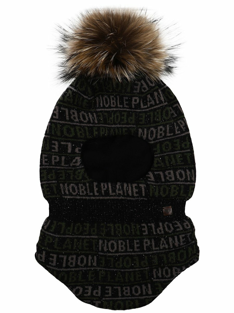 Шапка Noble People для мальчиков, размер 50/52, черный — фото 1