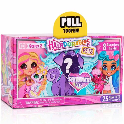 Игрушка Питомцы Милые пушистики 8 сюрпризов Серия 2 Shimmer Pets Hairdorables