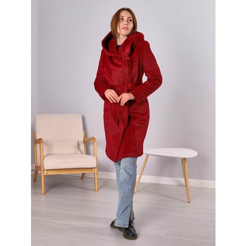 пальто louren wilton размер 58 красный Пальто Louren Wilton, размер 42, красный